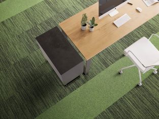 thảm văn phòng màu xanh lá