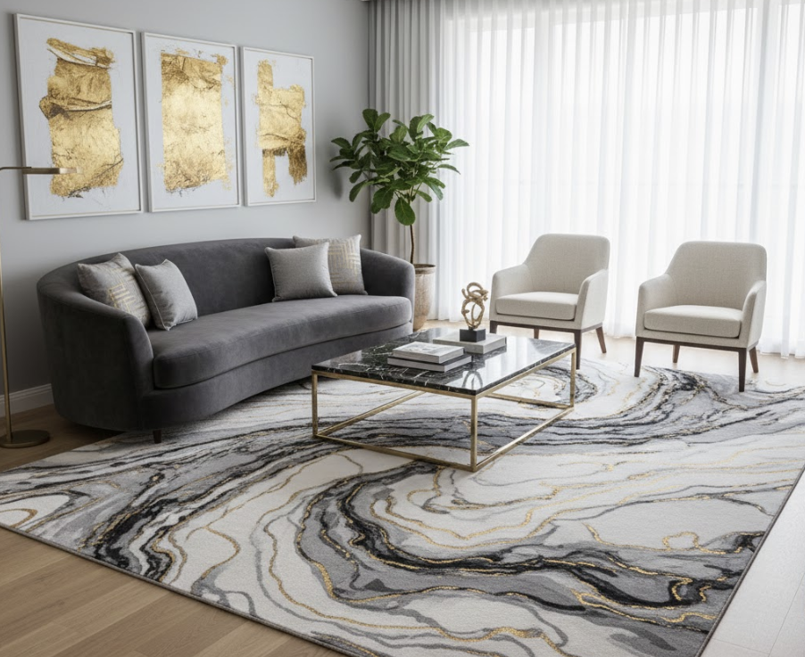 thảm phòng khách cao cấp