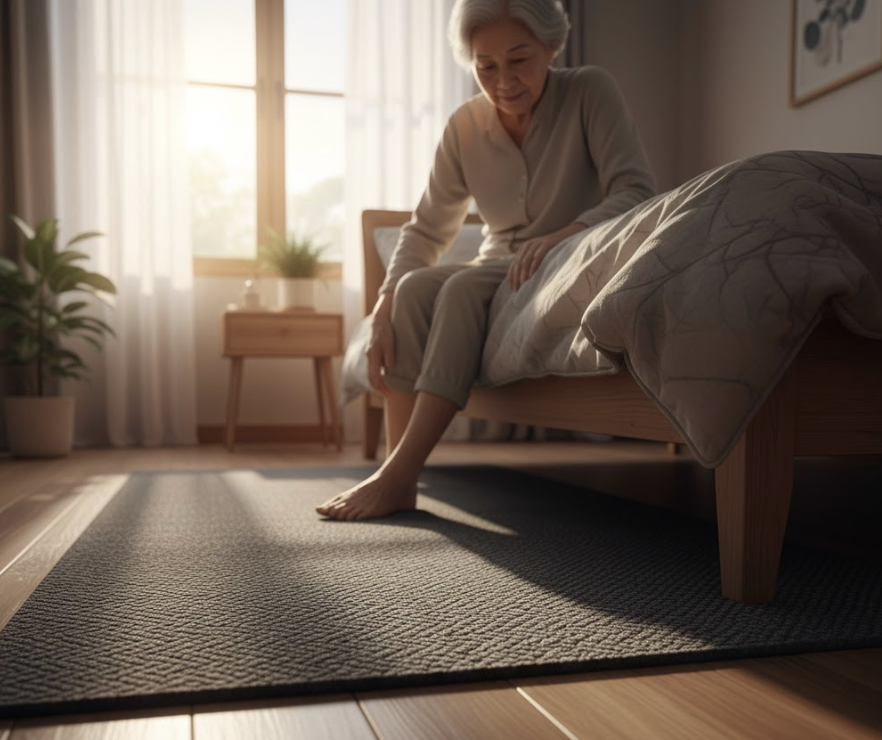 thảm trải sàn cho người già