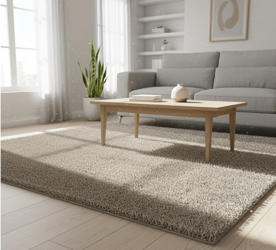 Nhiều khách trong quá trình review thảm Bỉ nhận xét rằng thảm phối rất tốt với tông nội thất trung tính, giúp phòng khách trông ấm và cân bằng hơn