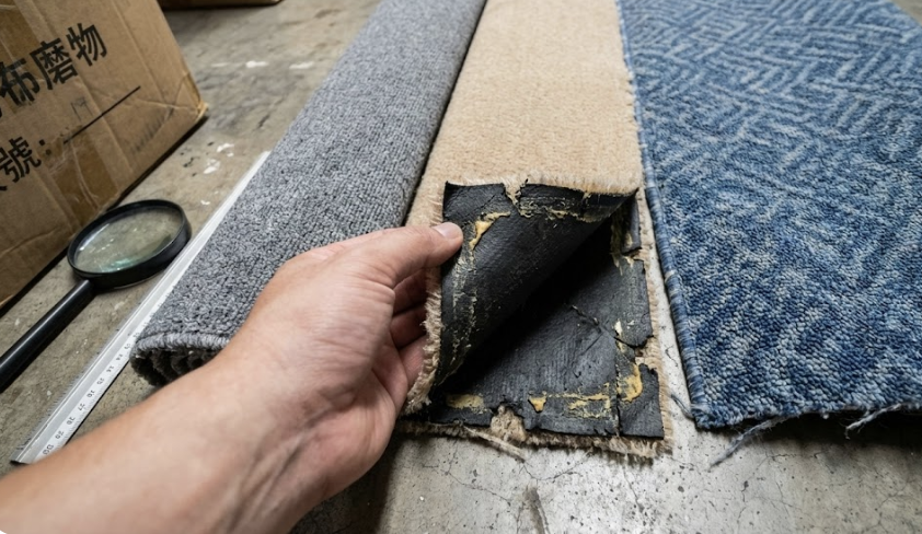 Thảm trải sàn giá rẻ dưới 30k thường được sản xuất bằng cách cắt giảm mạnh nguyên liệu và quy trình xử lý, dẫn đến nhiều rủi ro khi sử dụng lâu dài trong không gian kín