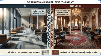 So sánh thảm Bỉ và Thổ Nhĩ Kỳ