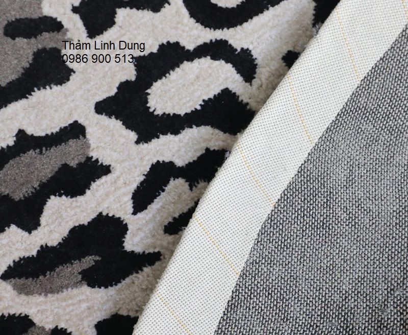 Kiểu đế thảm len dệt tay