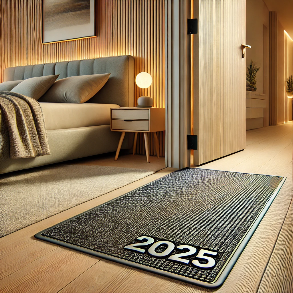 Thảm chùi chân là lớp lá chắn đầu tiên giúp ngăn bụi bẩn và đất cát từ bên ngoài vào phòng. Đặc biệt, với thói quen di chuyển từ phòng khách hoặc ngoài sân vào phòng ngủ, một tấm thảm chùi chân đặt ngay cửa ra vào sẽ giúp hạn chế bụi bẩn đáng kể.