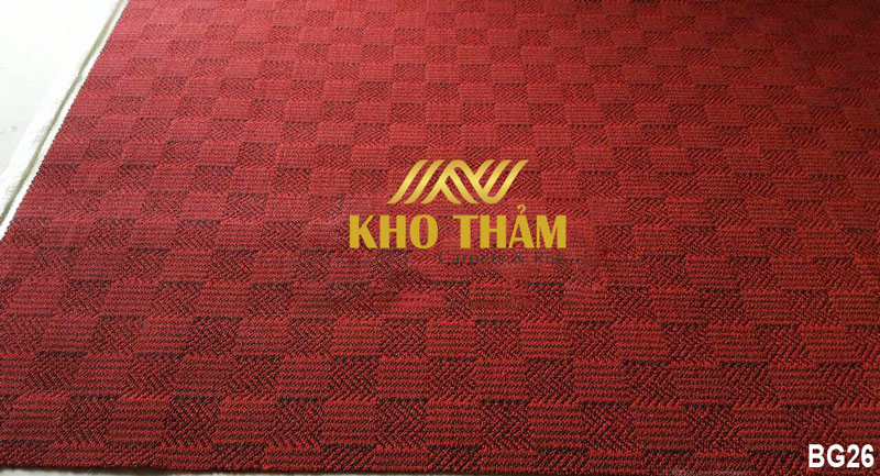 Thảm Sàn BG26 Màu Đỏ