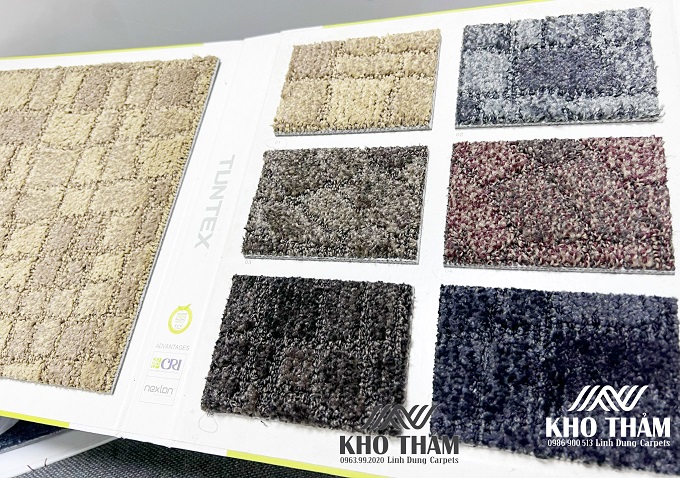 Thảm Tấm Tuntex T606 T605 Hoa Văn Cao Cấp