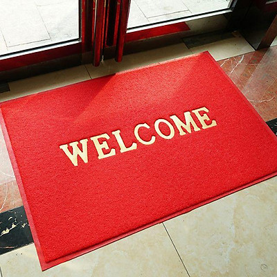 Thảm chùi chân welcome