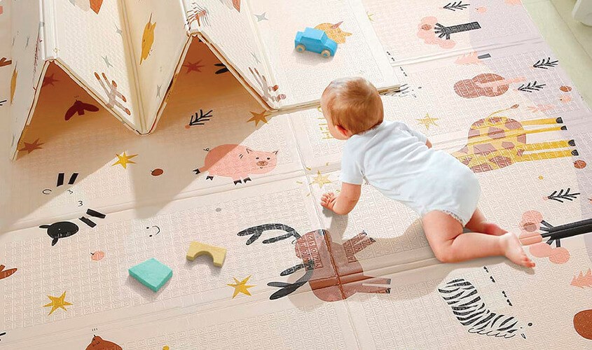 thảm tấm an to&agrave;n cho b&eacute;