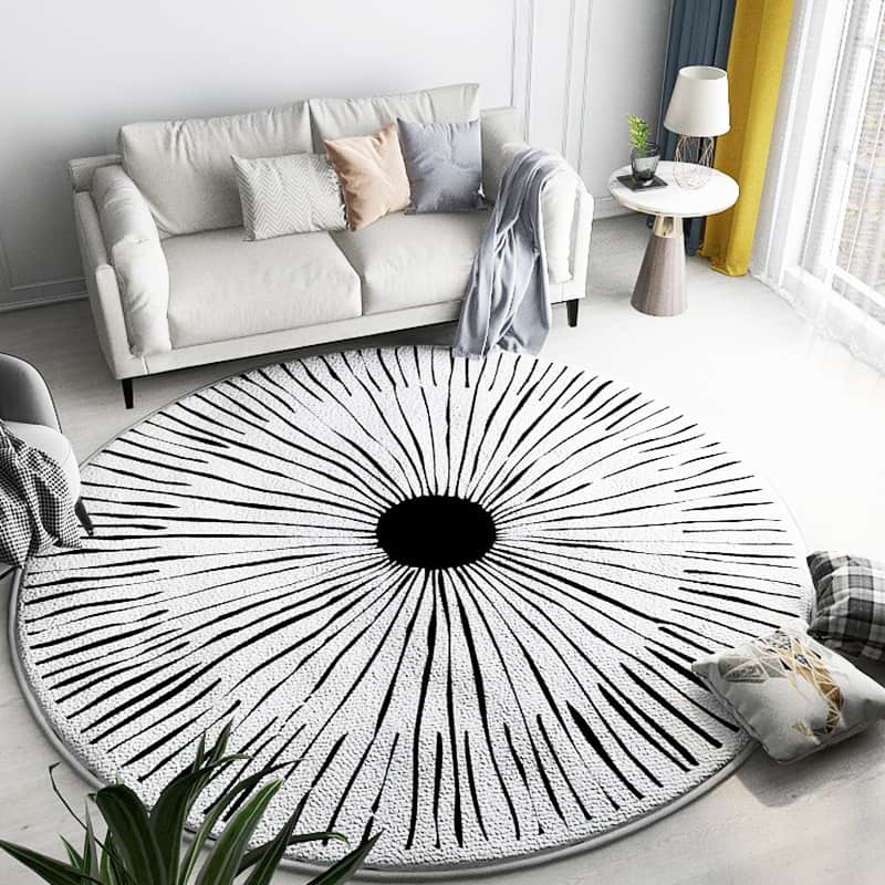 thảm trải sàn hình tròn