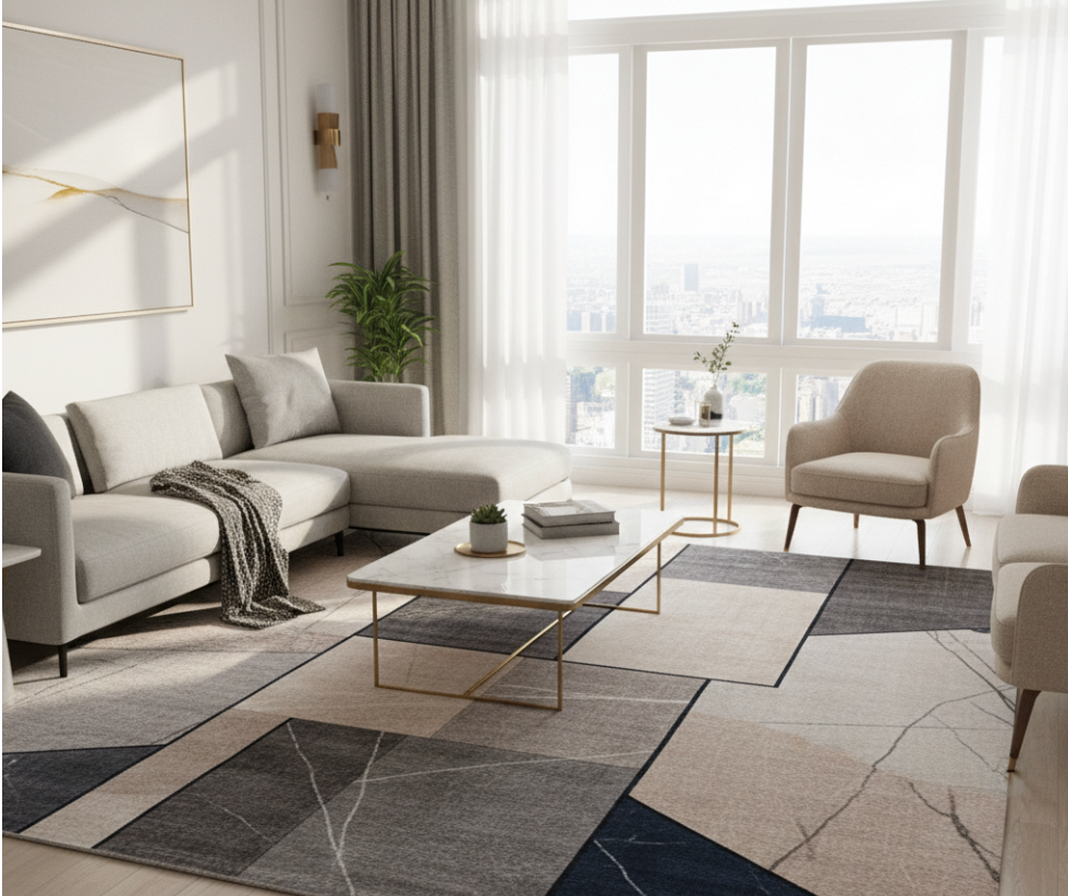 Khám phá xu hướng thảm trải sàn phòng khách hiện đại 2025: từ tối giản, Scandinavian đến Luxury. Bí quyết chọn màu sắc, chất liệu, kích thước để tạo điểm nhấn và "phủ sóng" cá tính cho không gian sống mơ ước của bạn.