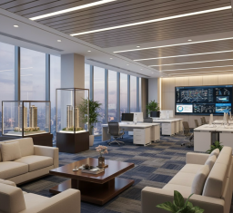 thảm văn phòng bất động sản