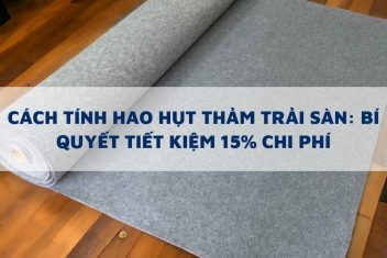 Cách tính hao hụt thảm
