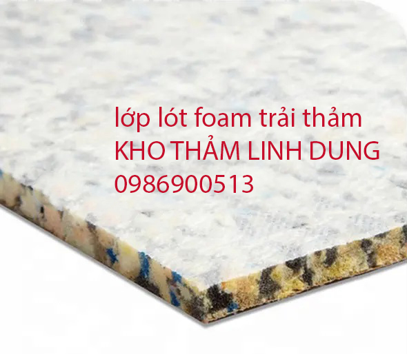 lỚP LÓT FOAM PHỦ PE 2 MẶT