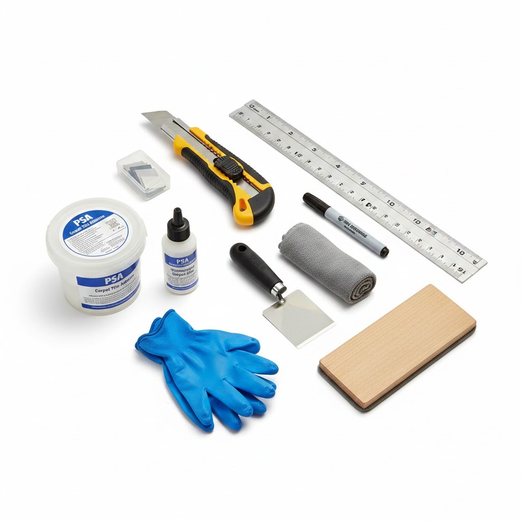 hướng dẫn tự dán thảm gạch