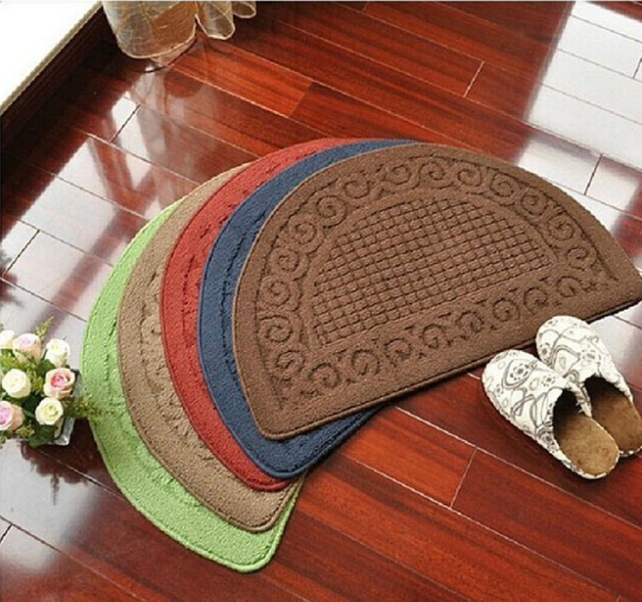 Thảm chùi chân hình bán nguyệt