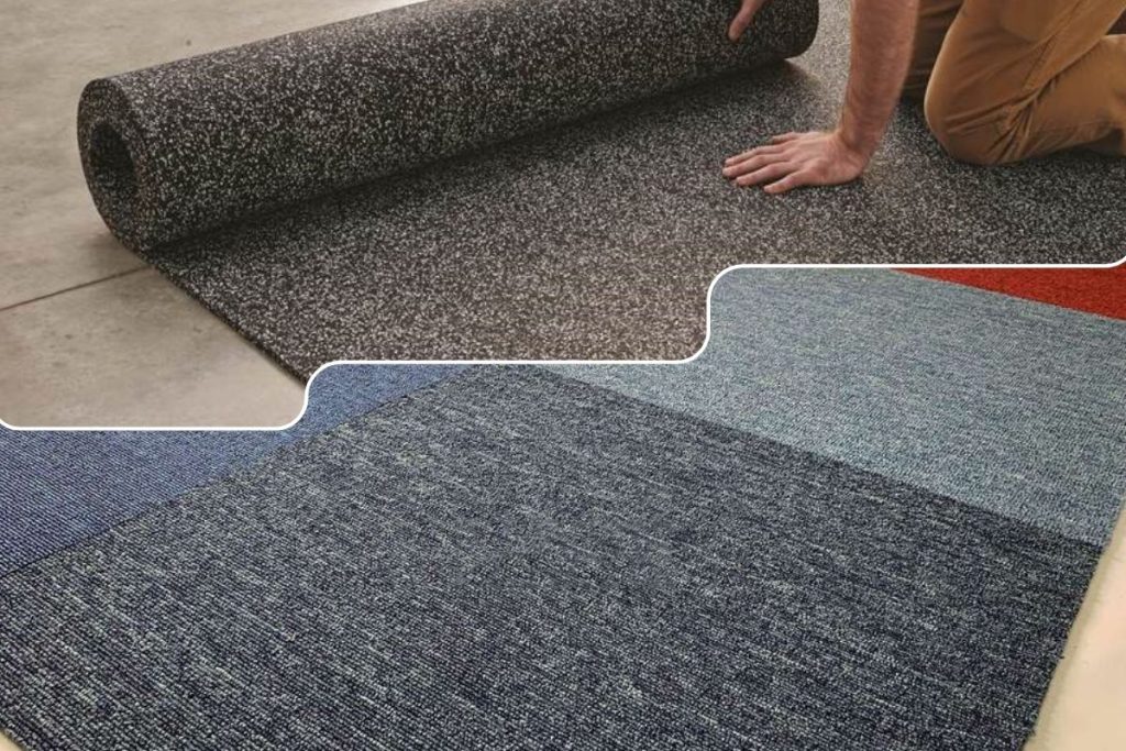 So sánh thảm tấm và thảm cuộn giúp chủ đầu tư chọn được loại thảm phù hợp với diện tích không gian và chi phí