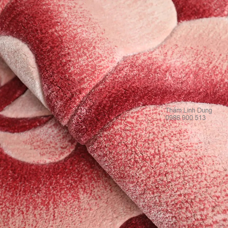 Sợi len acrylic dùng dệt thảm bông hoa hình tròn