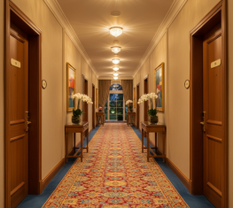 thảm hành lang khách sạn đẹp