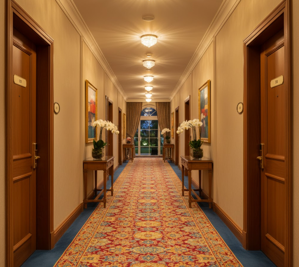 thảm hành lang khách sạn đẹp