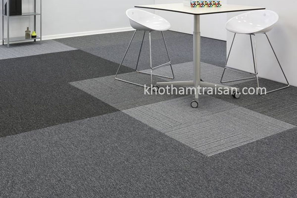 Thảm một màu ghi