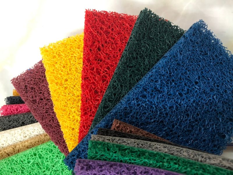 Thảm nhựa trải s&agrave;n dạng lưới loại rối c&oacute; bề mặt nh&aacute;m tăng ma s&aacute;t, ph&ugrave; hợp cho lối đi quanh hồ bơi