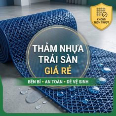 Thảm nhựa trải sàn giá rẻ