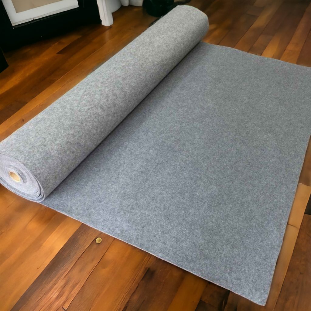 Thảm nỉ sự kiện giá rẻ dày 2mm phù hợp với sự kiện diễn ra trong 1 ngày, gian hàng hội chợ nhỏ, khu vực nền bằng phẳng