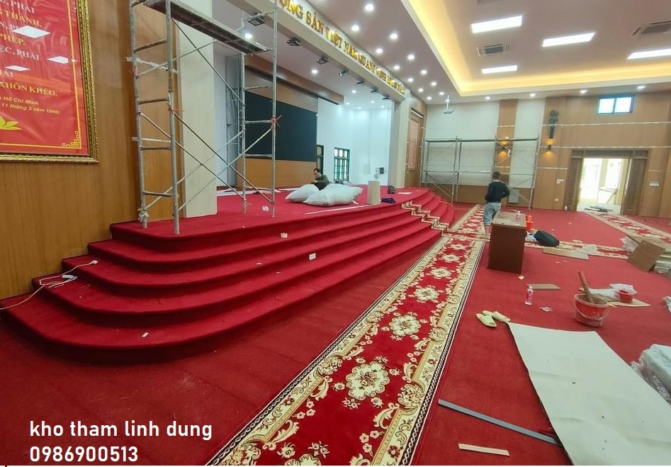 Thảm s&acirc;n khấu hội trường