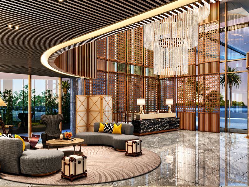 Trước khi chọn thảm sảnh khách sạn cần xác định sảnh thuộc nhóm lưu lượng thấp, trung bình hay cao