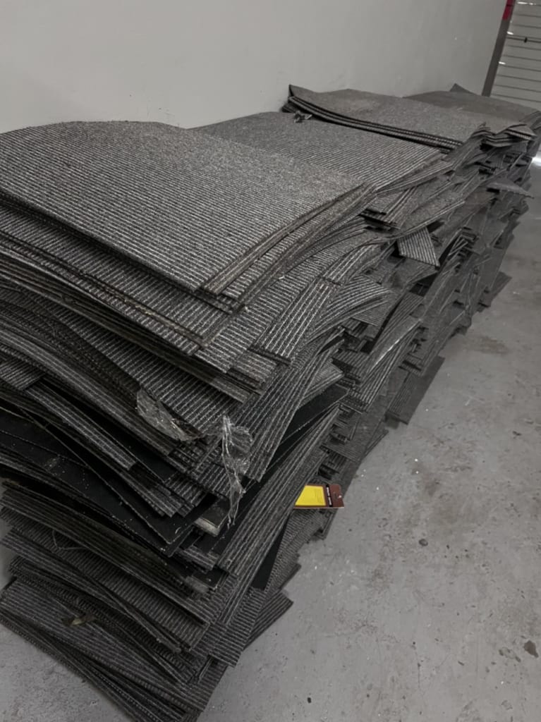 Thảm tấm đế cao su thanh lý 