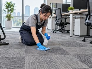 Thảm tấm dễ vệ sinh cho văn phòng: Chọn loại nào sạch sàn?