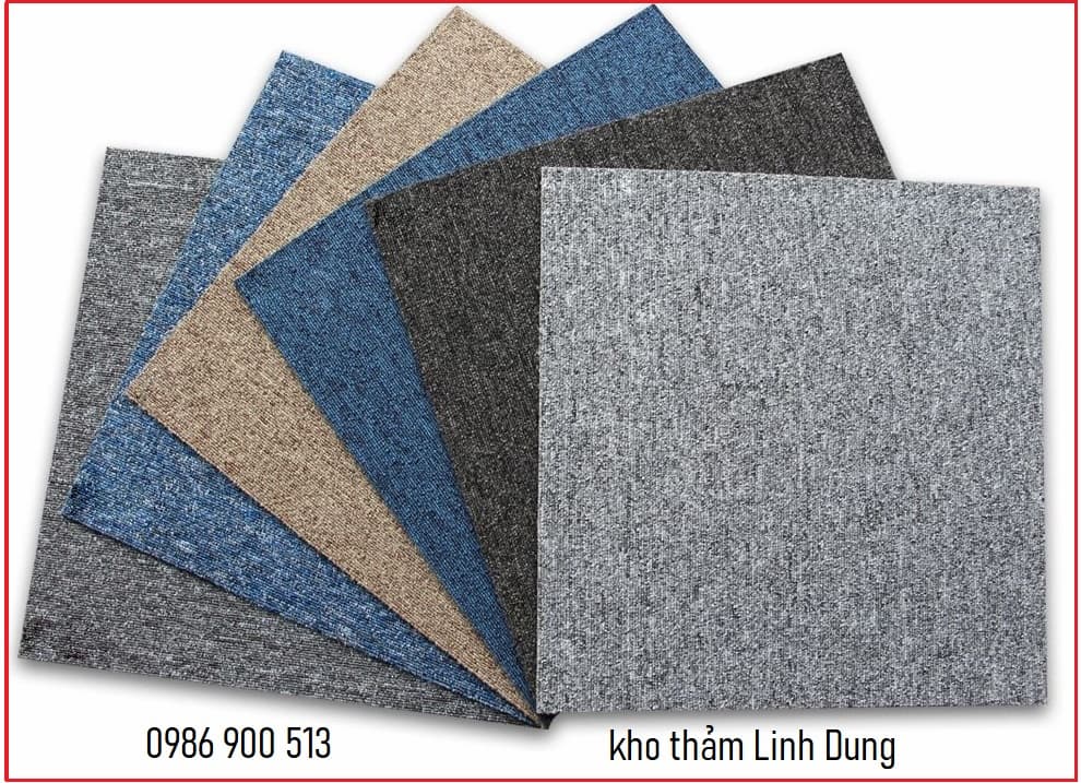 Thảm tấm một m&agrave;u - thảm pixel