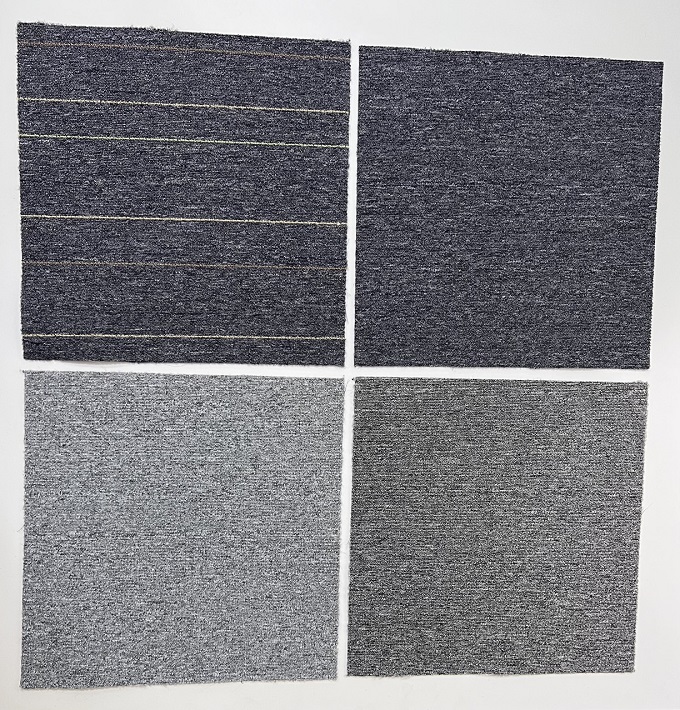 Thảm tấm một m&agrave;u sẵn h&agrave;ng tại kho thảm Linh Dung