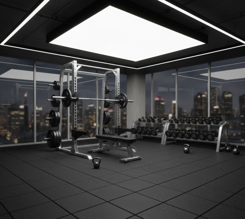 thảm trải sàn phòng gym