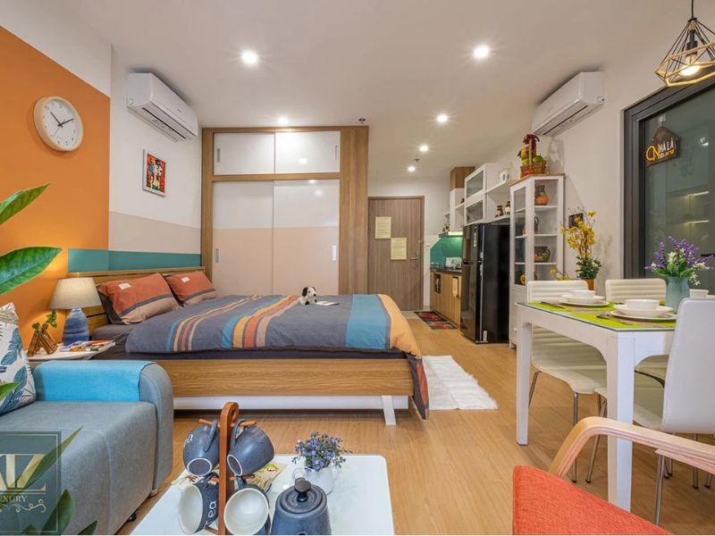 Trước khi chọn thảm trải s&agrave;n cho căn hộ studio h&atilde;y đo chiều d&agrave;i khu vực đặt thảm v&agrave; chọn m&agrave;u sắc, hoạ tiết, chất liệu ph&ugrave; hợp với nội thất trong ph&ograve;ng