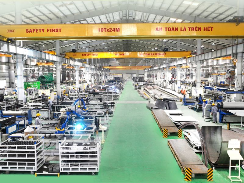 Thảm trải s&agrave;n Hải Ph&ograve;ng d&ugrave;ng cho khu nh&agrave; m&aacute;y n&ecirc;n c&oacute; sợi ngắn, bề mặt v&ograve;ng lặp, đế PVC hoặc bitumen