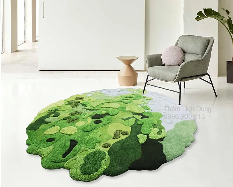 Thảm trang trí hình tròn