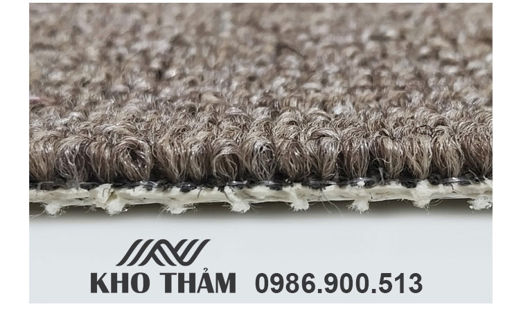 Thảm văn phòng một màu dệt vòng lặp