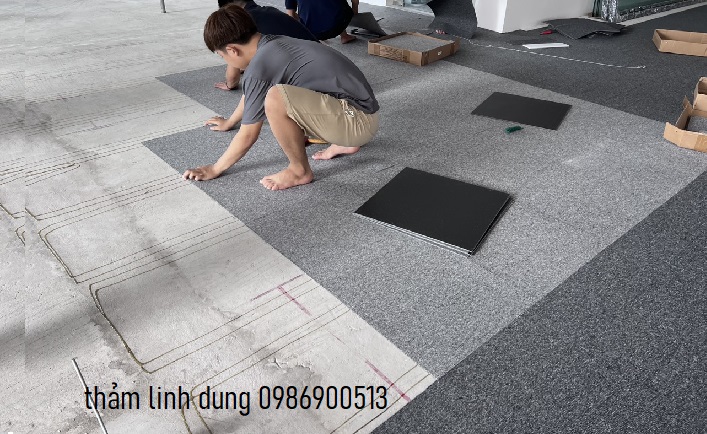 Thảm văn ph&ograve;ng pixel